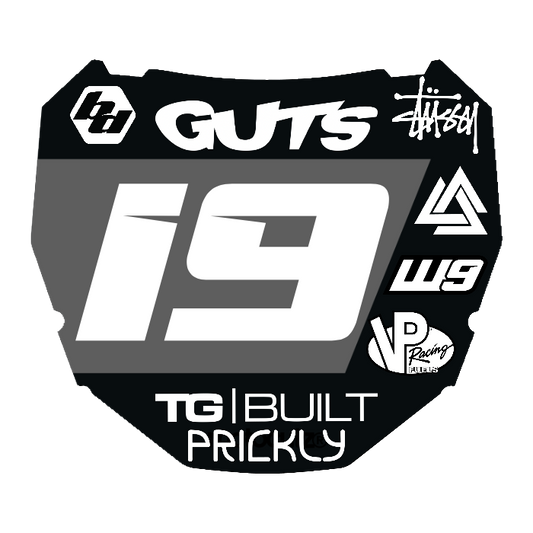 CUSTOM ODI NUMBER PLATE DECAL