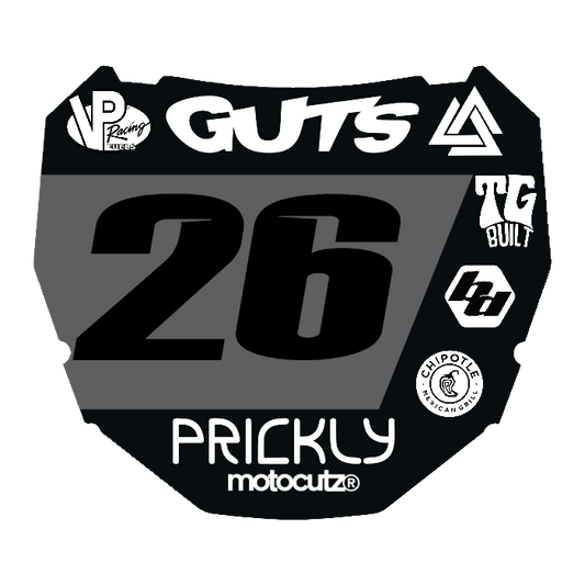 CUSTOM ODI NUMBER PLATE DECAL