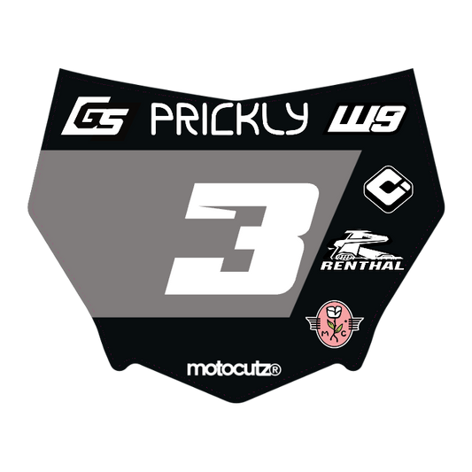 CUSTOM MOTOCUTZ FRONT PLATE DECAL