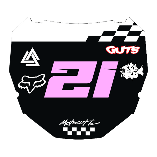 CUSTOM ODI NUMBER PLATE DECAL