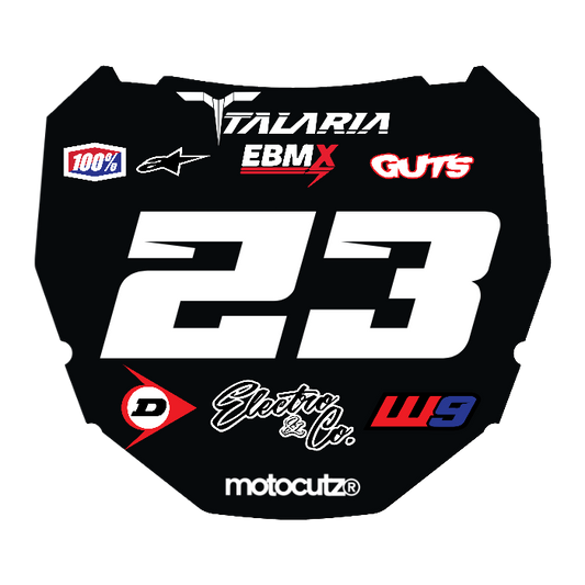 CUSTOM ODI NUMBER PLATE DECAL