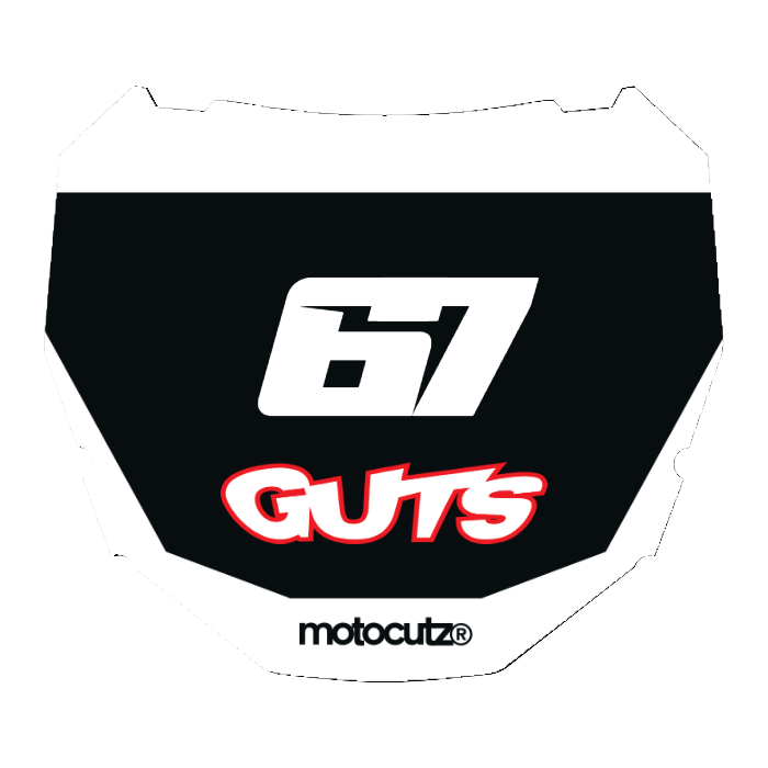 CUSTOM ODI NUMBER PLATE DECAL
