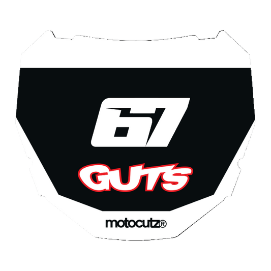 CUSTOM ODI NUMBER PLATE DECAL
