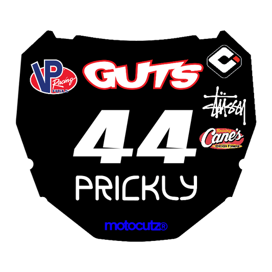 CUSTOM ODI NUMBER PLATE DECAL