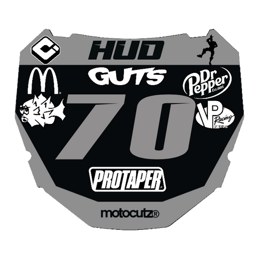 CUSTOM ODI NUMBER PLATE DECAL