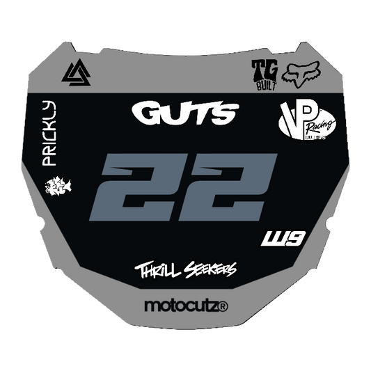 CUSTOM ODI NUMBER PLATE DECAL