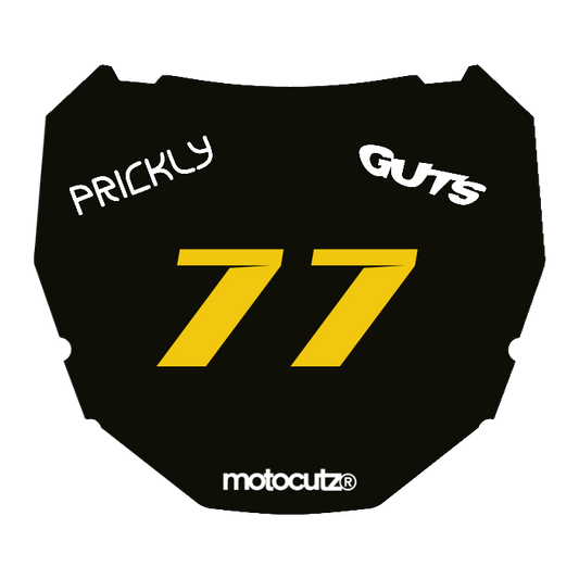 CUSTOM ODI NUMBER PLATE DECAL