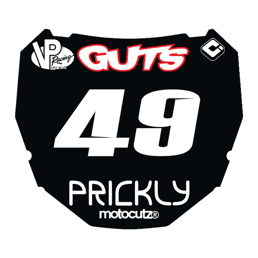CUSTOM ODI NUMBER PLATE DECAL