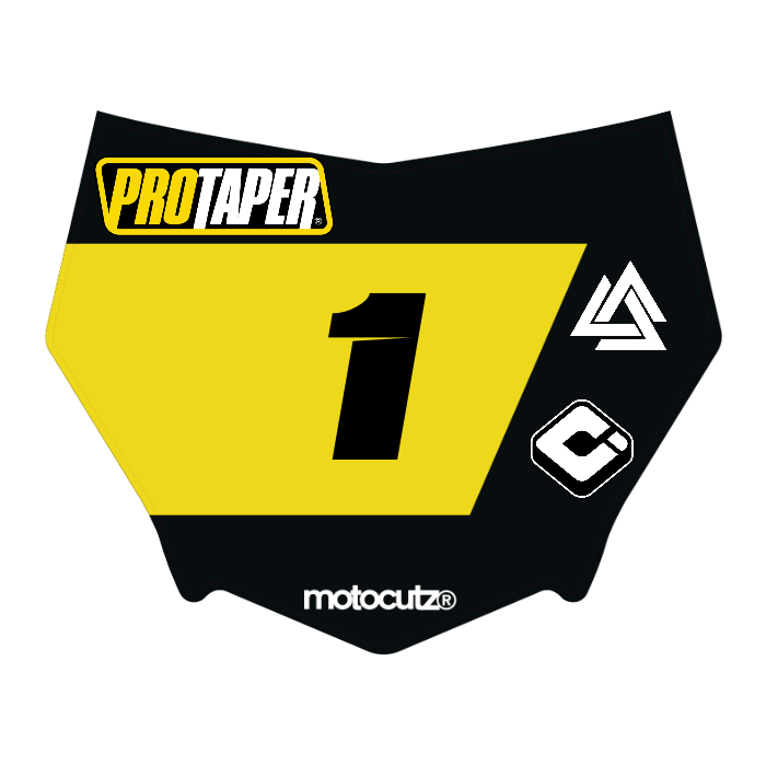 CUSTOM MOTOCUTZ FRONT PLATE DECAL