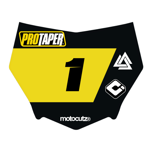 CUSTOM MOTOCUTZ FRONT PLATE DECAL