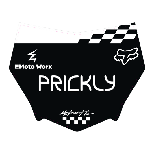 CUSTOM MOTOCUTZ FRONT PLATE DECAL