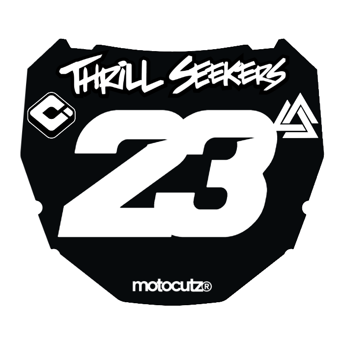 CUSTOM ODI NUMBER PLATE DECAL