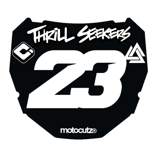CUSTOM ODI NUMBER PLATE DECAL
