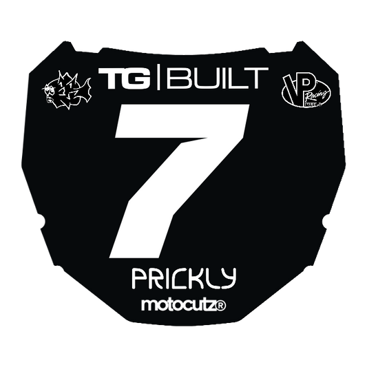 CUSTOM ODI NUMBER PLATE DECAL