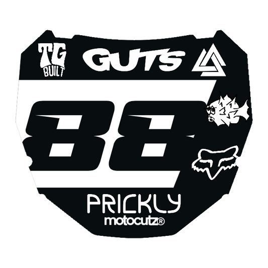 CUSTOM ODI NUMBER PLATE DECAL