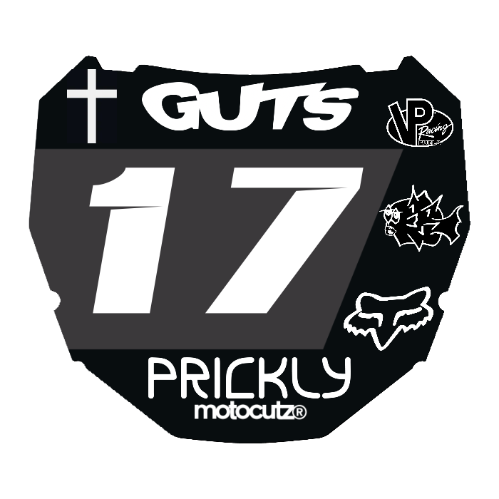 CUSTOM ODI NUMBER PLATE DECAL