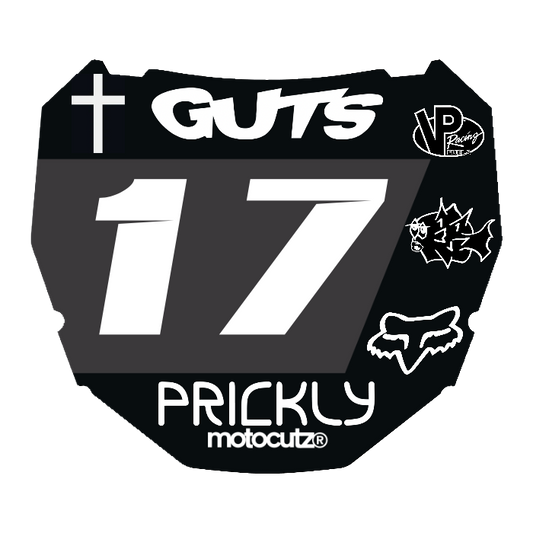 CUSTOM ODI NUMBER PLATE DECAL