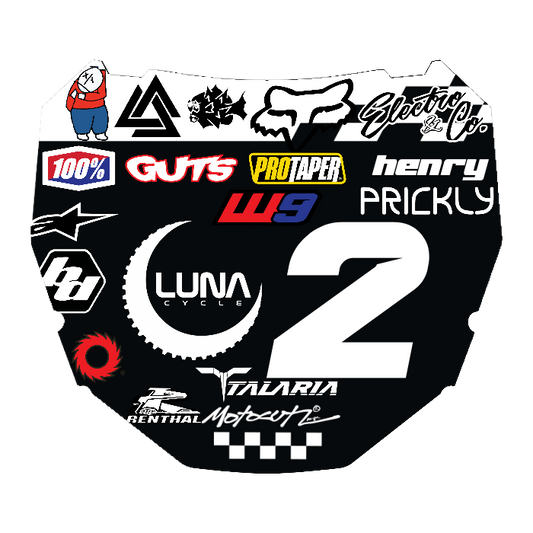 CUSTOM ODI NUMBER PLATE DECAL