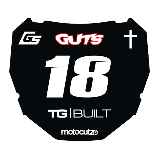 CUSTOM ODI NUMBER PLATE DECAL