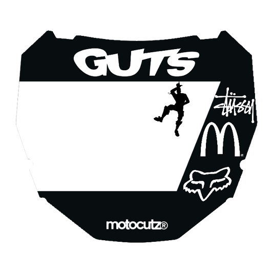 CUSTOM ODI NUMBER PLATE DECAL