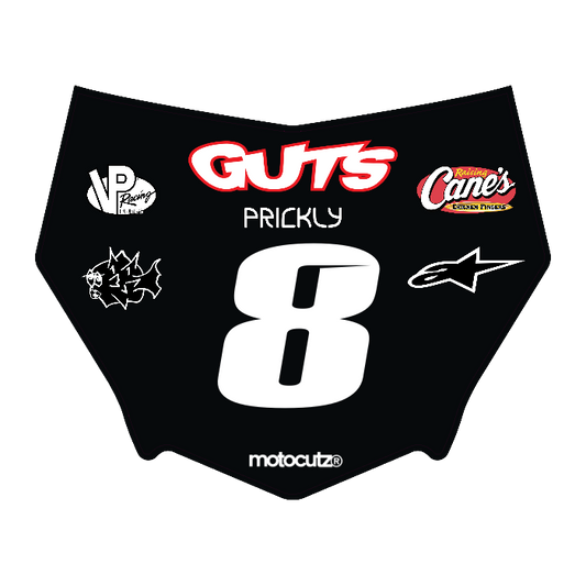 CUSTOM MOTOCUTZ FRONT PLATE DECAL