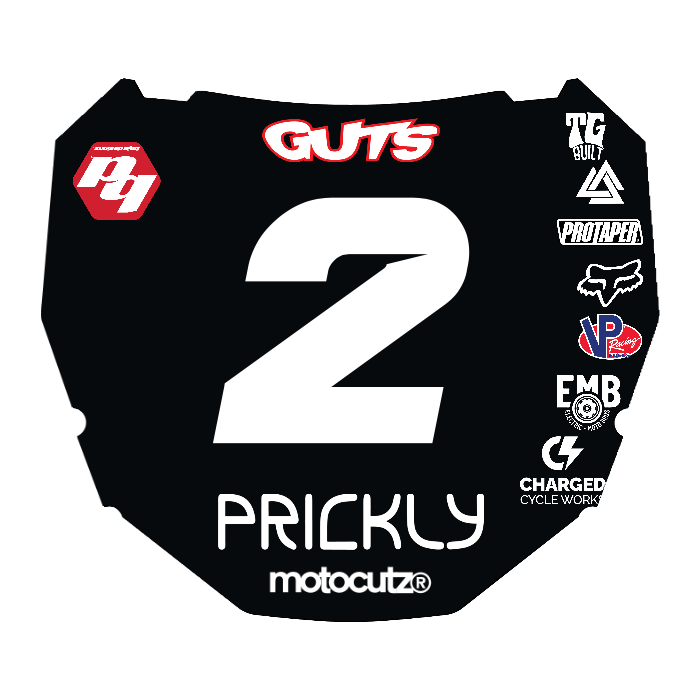 CUSTOM ODI NUMBER PLATE DECAL
