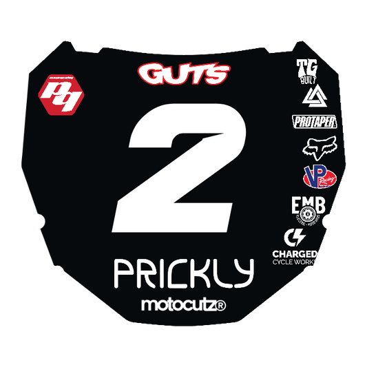 CUSTOM ODI NUMBER PLATE DECAL