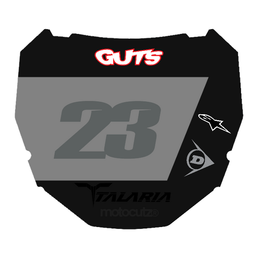 CUSTOM ODI NUMBER PLATE DECAL