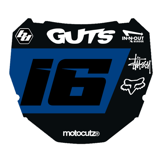 CUSTOM ODI NUMBER PLATE DECAL