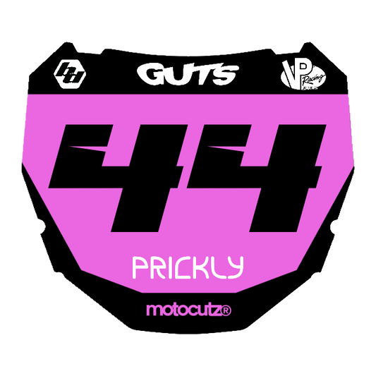 CUSTOM ODI NUMBER PLATE DECAL