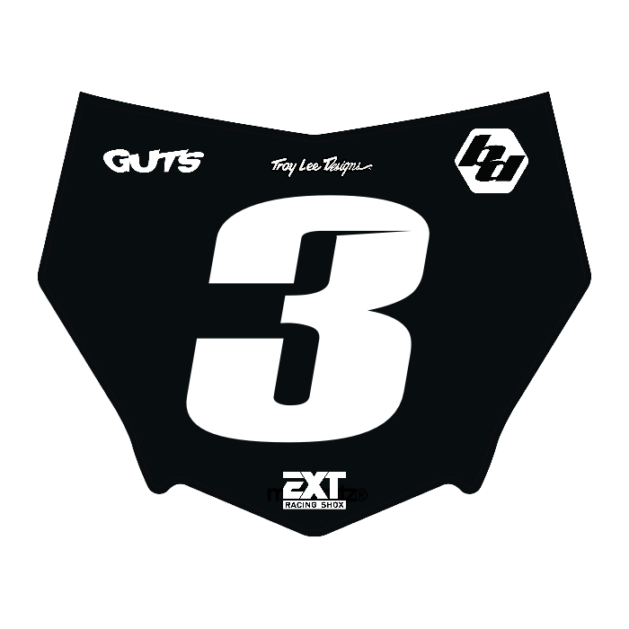 CUSTOM MOTOCUTZ FRONT PLATE DECAL