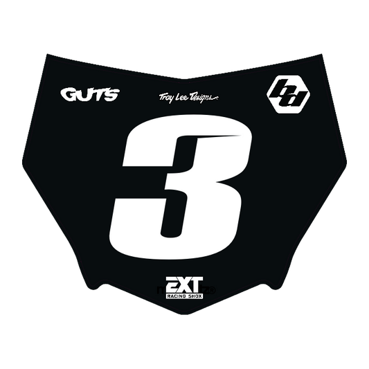 CUSTOM MOTOCUTZ FRONT PLATE DECAL
