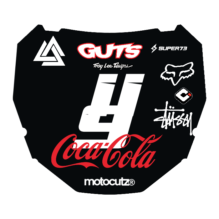 CUSTOM ODI NUMBER PLATE DECAL