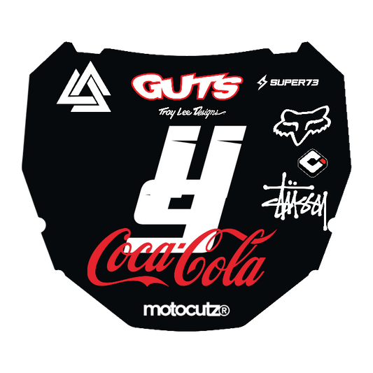CUSTOM ODI NUMBER PLATE DECAL