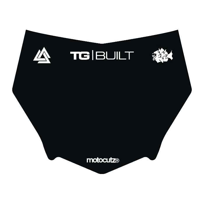 CUSTOM MOTOCUTZ FRONT PLATE DECAL