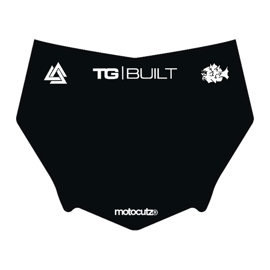CUSTOM MOTOCUTZ FRONT PLATE DECAL