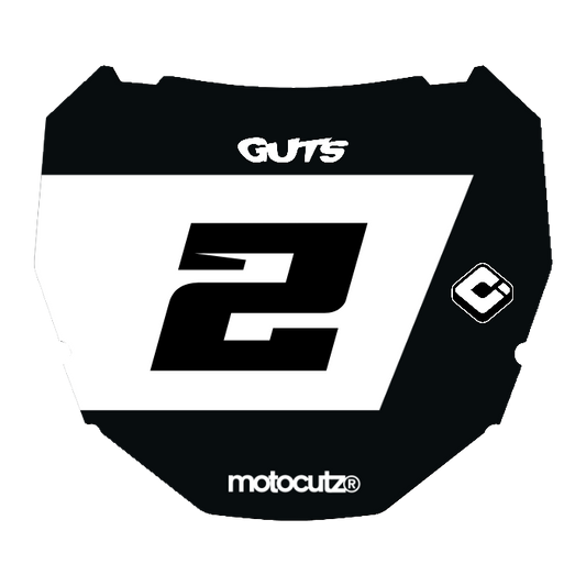 CUSTOM ODI NUMBER PLATE DECAL