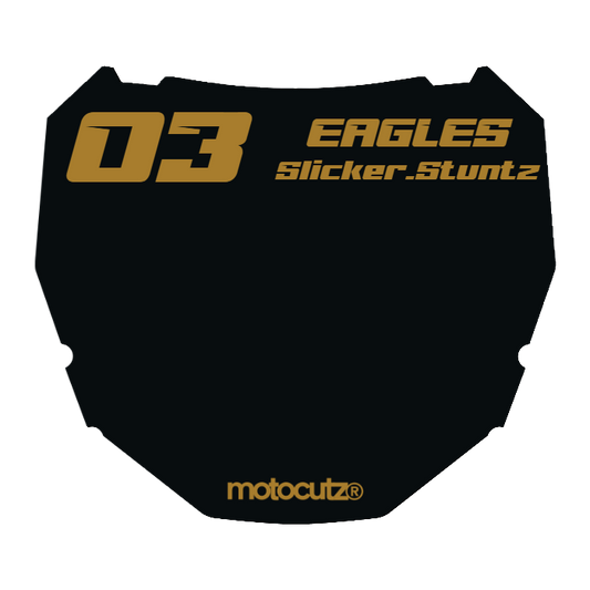 CUSTOM ODI NUMBER PLATE DECAL