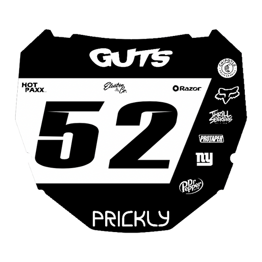 CUSTOM ODI NUMBER PLATE DECAL