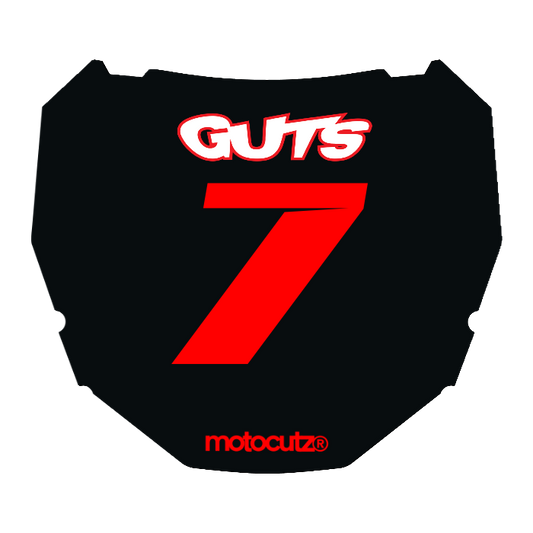 CUSTOM ODI NUMBER PLATE DECAL
