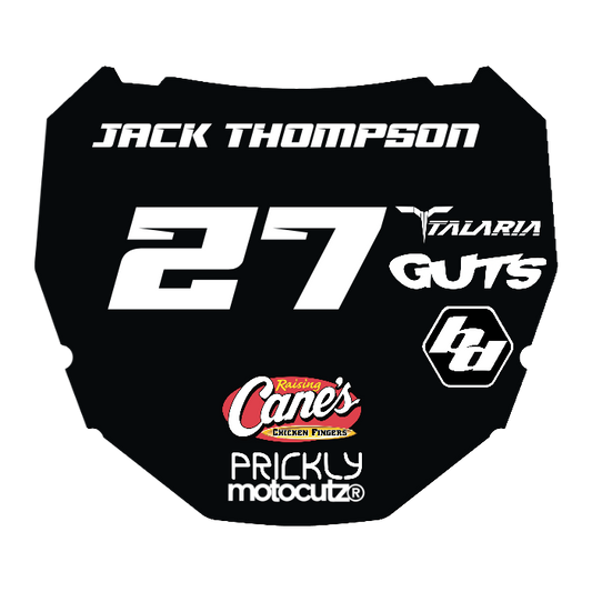 CUSTOM ODI NUMBER PLATE DECAL