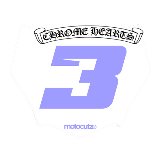 CUSTOM MOTOCUTZ FRONT PLATE DECAL