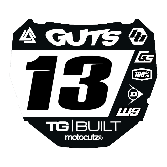 CUSTOM ODI NUMBER PLATE DECAL