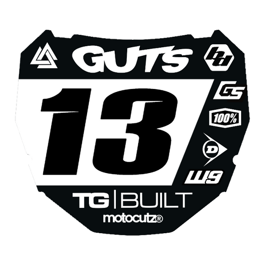 CUSTOM ODI NUMBER PLATE DECAL