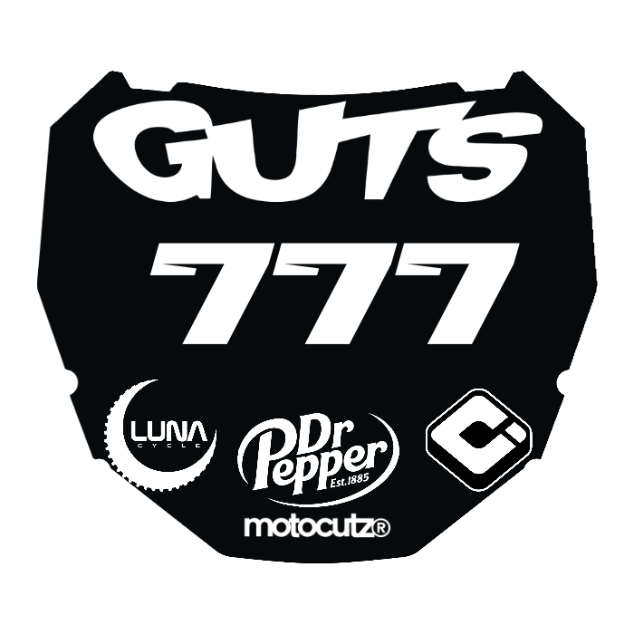 CUSTOM ODI NUMBER PLATE DECAL