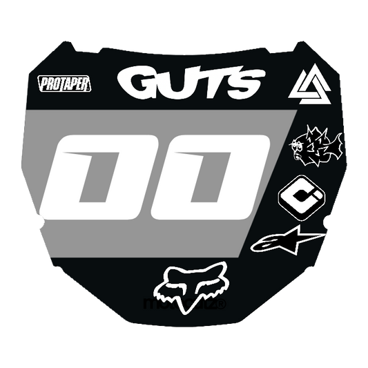 CUSTOM ODI NUMBER PLATE DECAL