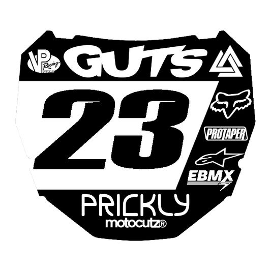 CUSTOM ODI NUMBER PLATE DECAL