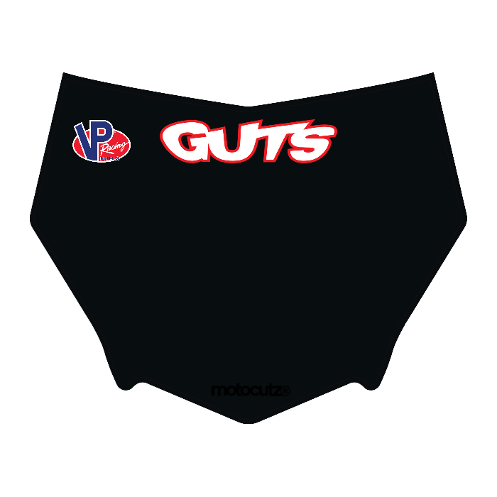 CUSTOM MOTOCUTZ FRONT PLATE DECAL