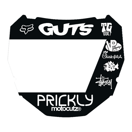 CUSTOM ODI NUMBER PLATE DECAL