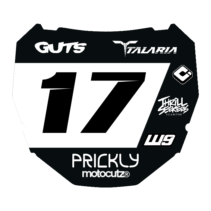CUSTOM ODI NUMBER PLATE DECAL